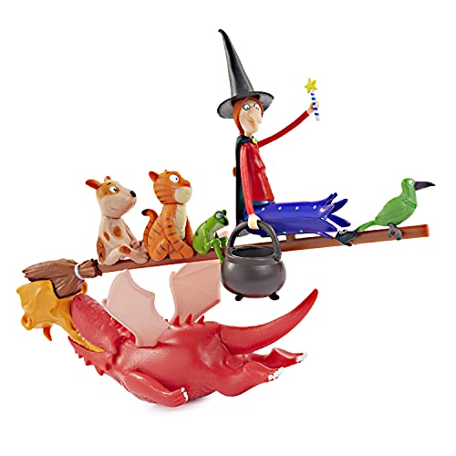Für Hund und Katz ist auch noch Platz Room on the Broom Julia Donaldson Spielfiguren | Set mit Beweglichen Figuren | Offizielles Spielzeug und Geschenke der Julia Donaldson und Axel Scheffler Bücher von WOW! STUFF