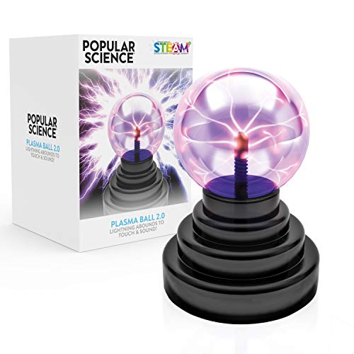 POPULAR SCIENCE Plasma Ball 2.0 - STEM-Lernspielzeug von WOW! STUFF