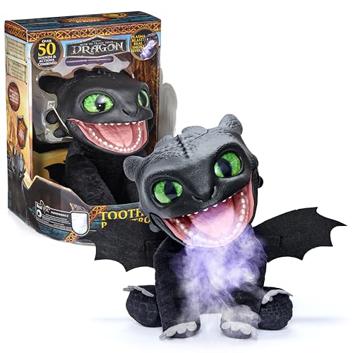 WOW! STUFF HTTYD Toothless Puppetronic von RealFX, Amazing Animatronic Ohnezahn mit 1. Edition-Zertifizierung, Sieht echt aus, fühlt Sich an und klingt echt. Über 50 Action- und Sound-Kombinationen, WOW! STUFF HTTYD Toothless Puppetronic von RealFX, Amazing Animatronic Ohnezahn mit 1. Edition-Zertifizierung, Sieht echt aus, fühlt Sich an und klingt echt. Über 50 Action- und Sound-Kombinationen, von WOW! STUFF