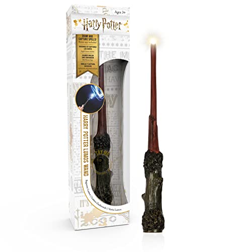 WOW! STUFF Harry Potter Lumos Wand 7' Light-Up , Official Wizarding World Gifts, Toys and Collectables , Role Play or Dress-up Costume Accessory for Fans, Girls and Boys, Ages 3+ to Adult von WOW! STUFF