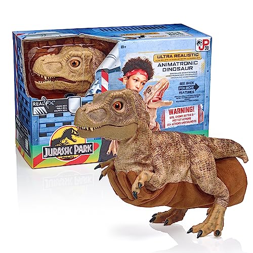 WOW! STUFF Jurassic Park Real FX Baby T.REX Dinosaurier, Special Edition Hyperrealistisches Animatronisches Spielzeug, lebensecht mit echten Filmgeräuschen, Jurassic World Offizielle Geschenke, von WOW! STUFF