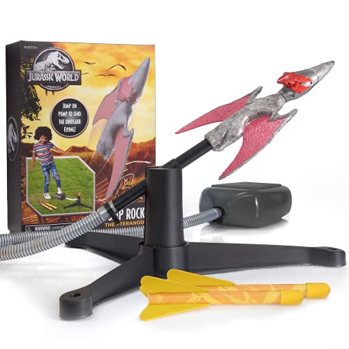 WOW! STUFF Pteranodon Jump Rocket Launcher Pterandodon Jurassic World Outdoor Garden Kids | Offizielles Fallen Kingdom Merchandise, Geschenke und Spielzeug für Jungen und Mädchen, ab 5 Jahren von WOW! STUFF