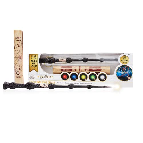 WOW! STUFF The Elder Deluxe Harry Potter Rechargeable Light - Painting Wand with Multi - Coloured LED Tip, Multicolor, 14' von WOW! STUFF