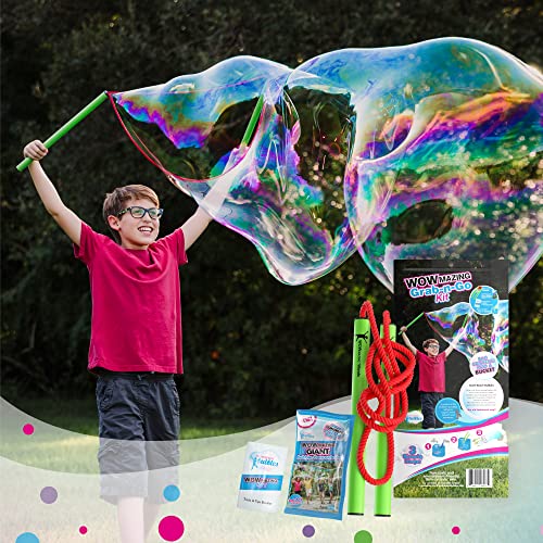 WOWmazing Grab-N-Go Kit inkl. Zauberstab, Jumbo Bubble Konzentrat, Eimer und Tipps & Trick Booklet | Outdoor Spielzeug für Kinder, Jungen, Mädchen | Bubbles Made in USA WOWmazing Grab-N-Go Kit inkl. Zauberstab, Jumbo Bubble Konzentrat, Eimer und Tipps & Trick Booklet | Outdoor Spielzeug für Kinder, Jungen, Mädchen | Bubbles Made in USA von WOWMAZING