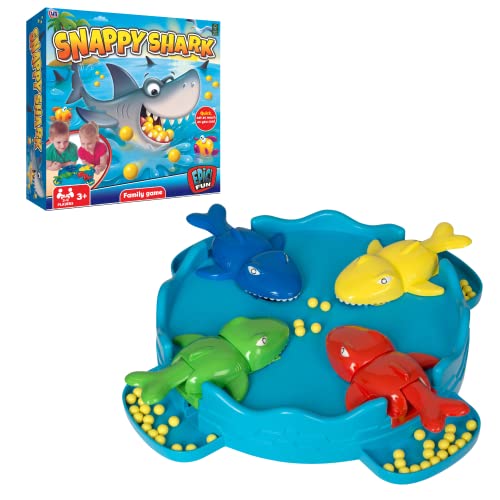 Wowow Snappy Shark Familienspiel | Lustiges Gesellschaftsspiel ab 3 Jahre für die Unterhaltung der Ganzen Familie| Kinderspiel mit Haien | Lustiges Spiel ab 3 Jahren als Geschenk für Jedes Kind von WOWOW