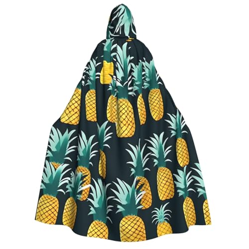 Ananas-Druck für Herren und Damen, Erwachsene, Kapuzenumhang, Cosplay, Kostüm, Halloween, Weihnachten, Karneval, Partys Ananas-Druck für Herren und Damen, Erwachsene, Kapuzenumhang, Cosplay, Kostüm, Halloween, Weihnachten, Karneval, Partys von WOmeng