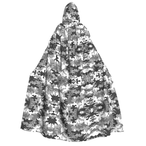 Digitaler Camouflage-Druck, für Herren und Damen, Erwachsene, Kapuzenumhang, Cosplay, Kostüm, Halloween, Weihnachten, Karneval, Partys von WOmeng