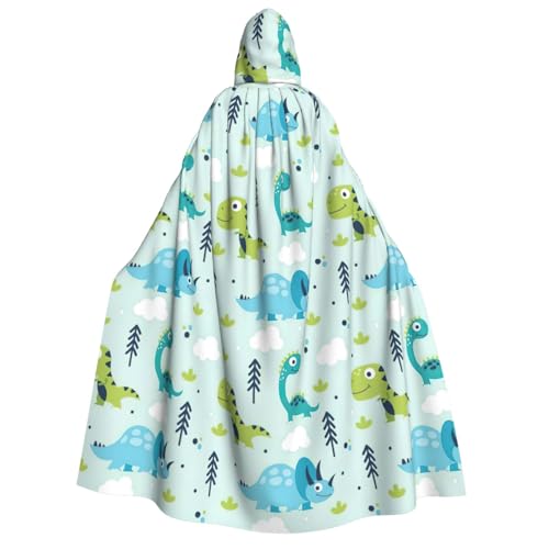 Dinosaurier-Muster, Druck, Herren, Damen, Erwachsene, Kapuzenumhang, Cosplay, Kostüm, Halloween, Weihnachten, Karneval, Partys Dinosaurier-Muster, Druck, Herren, Damen, Erwachsene, Kapuzenumhang, Cosplay, Kostüm, Halloween, Weihnachten, Karneval, Partys von WOmeng