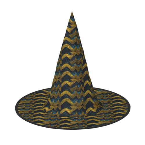 Drachen Schuppen Druck Halloween Hexenhut Karneval Kostüm Zubehör Faltbare Leichte Kappe Festivals Drachen Schuppen Druck Halloween Hexenhut Karneval Kostüm Zubehör Faltbare Leichte Kappe Festivals von WOmeng