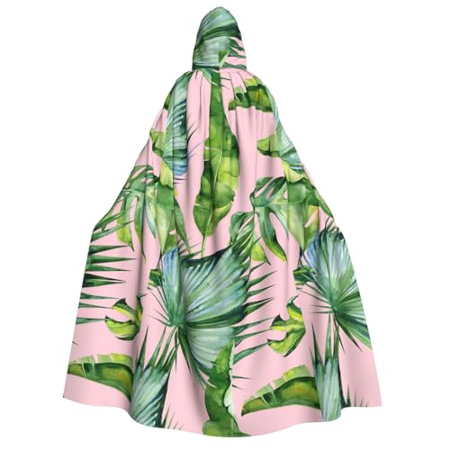 Frischer Bananenblätter-Druck, Herren, Damen, Erwachsene, Kapuzenumhang, Cosplay, Kostüm, Halloween, Weihnachten, Karneval, Partys von WOmeng