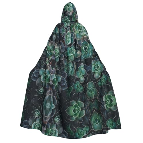 Grüner Sukkulenten-Aufdruck, für Herren und Damen, Erwachsene, Kapuzenumhang, Cosplay, Kostüm, Halloween, Weihnachten, Karneval, Partys Grüner Sukkulenten-Aufdruck, für Herren und Damen, Erwachsene, Kapuzenumhang, Cosplay, Kostüm, Halloween, Weihnachten, Karneval, Partys von WOmeng