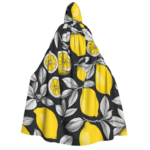 Kapuzenumhang mit Zitronenfrucht-Muster, für Herren und Damen, Erwachsene, Cosplay, Kostüm, Halloween, Weihnachten, Karneval, Partys Kapuzenumhang mit Zitronenfrucht-Muster, für Herren und Damen, Erwachsene, Cosplay, Kostüm, Halloween, Weihnachten, Karneval, Partys von WOmeng