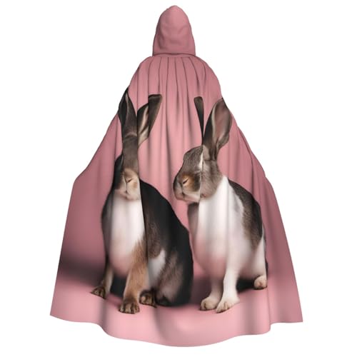 Kapuzenumhang mit niedlichem Hasen-Aufdruck, für Herren und Damen, für Cosplay, Halloween, Weihnachten, Karneval, Partys Kapuzenumhang mit niedlichem Hasen-Aufdruck, für Herren und Damen, für Cosplay, Halloween, Weihnachten, Karneval, Partys von WOmeng