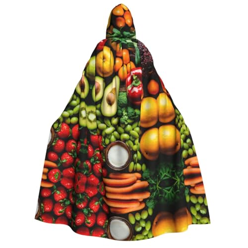 Umhang mit Kapuze für Herren und Damen, mit Gemüse, Obst, Cosplay, Kostüm, Halloween, Weihnachten, Karneval, Partys Umhang mit Kapuze für Herren und Damen, mit Gemüse, Obst, Cosplay, Kostüm, Halloween, Weihnachten, Karneval, Partys von WOmeng