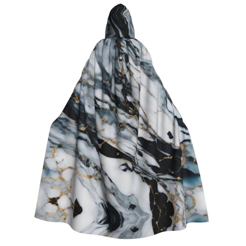 Umhang mit Kapuze für Herren und Damen, mit Marmor-Druck, Cosplay, Halloween, Weihnachten, Karneval, Partys Umhang mit Kapuze für Herren und Damen, mit Marmor-Druck, Cosplay, Halloween, Weihnachten, Karneval, Partys von WOmeng