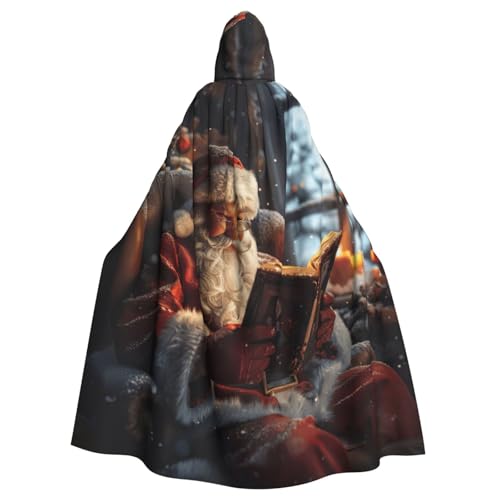 WOmeng Halloween-Umhang mit Aufschrift "Merry Christmas", Unisex, mit Kapuze, mittelalterliche Farben, Kostüm, Cosplay, Party WOmeng Halloween-Umhang mit Aufschrift "Merry Christmas", Unisex, mit Kapuze, mittelalterliche Farben, Kostüm, Cosplay, Party von WOmeng