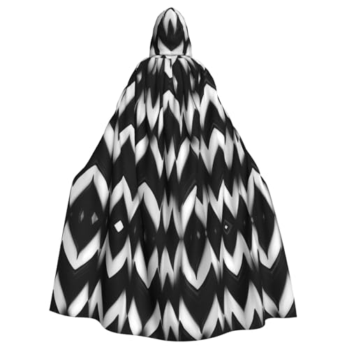 WOmeng Halloween-Umhang mit Hahnentrittmuster, Unisex, mit Kapuze, mittelalterliche Farben, Kostüm, Cosplay, Party WOmeng Halloween-Umhang mit Hahnentrittmuster, Unisex, mit Kapuze, mittelalterliche Farben, Kostüm, Cosplay, Party von WOmeng