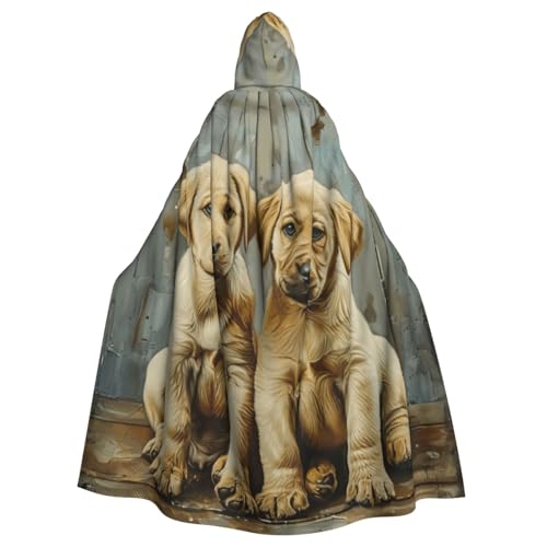 WOmeng Halloween-Umhang mit Hunde-Aufdruck, Unisex, mit Kapuze, mittelalterliche Farben, Kostüm, Cosplay, Party WOmeng Halloween-Umhang mit Hunde-Aufdruck, Unisex, mit Kapuze, mittelalterliche Farben, Kostüm, Cosplay, Party von WOmeng