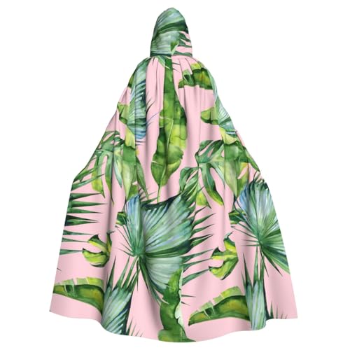 WOmeng Halloween-Umhang mit frischen Bananenblättern, Unisex, mit Kapuze, mittelalterliche Farben, Kostüm, Cosplay, Party WOmeng Halloween-Umhang mit frischen Bananenblättern, Unisex, mit Kapuze, mittelalterliche Farben, Kostüm, Cosplay, Party von WOmeng