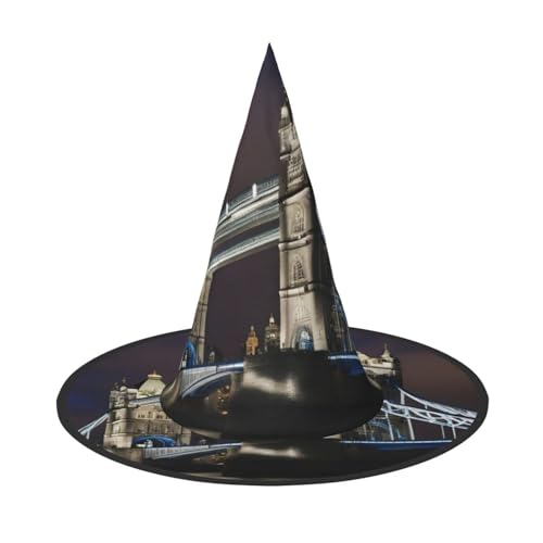 WOmeng Tower Bridge In London Print Halloween Hexenhut Karneval Kostüm Zubehör Faltbare Leichte Kappe Festivals WOmeng Tower Bridge In London Print Halloween Hexenhut Karneval Kostüm Zubehör Faltbare Leichte Kappe Festivals von WOmeng