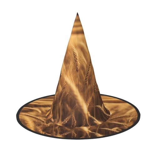 WOmeng Weizenfelddruck Halloween Hexenhut Karneval Kostüm Zubehör Faltbare Leichte Kappe Festivals WOmeng Weizenfelddruck Halloween Hexenhut Karneval Kostüm Zubehör Faltbare Leichte Kappe Festivals von WOmeng