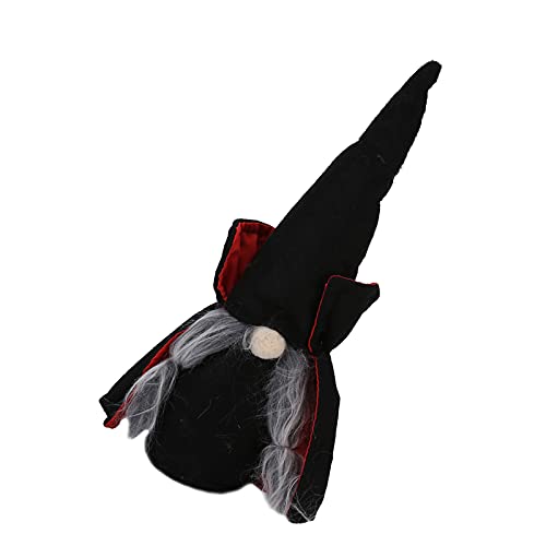 WPKD BLUEIY Vampirpuppe Halloween, niedliche stehende Zwerge Plüsch mit spitzem Hut, Heim-Party-Dekoration, weiblicher Vampir, Zauberer-Puppe, 30,5 cm, weicher Plüsch von WPKD BLUEIY