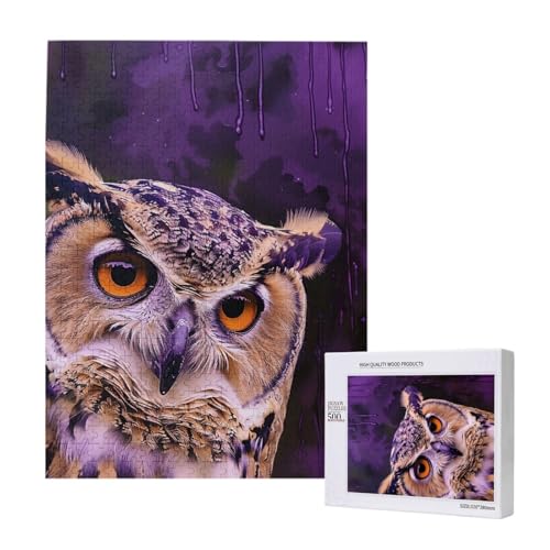 Animal Printed Jigsaw Puzzle with Storage Box, Wooden Puzzle for Adults and Kids, 500 Pieces Family Fun Decorative Game Animal Printed Jigsaw Puzzle with Storage Box, Wooden Puzzle for Adults and Kids, 500 Pieces Family Fun Decorative Game von WPUTY
