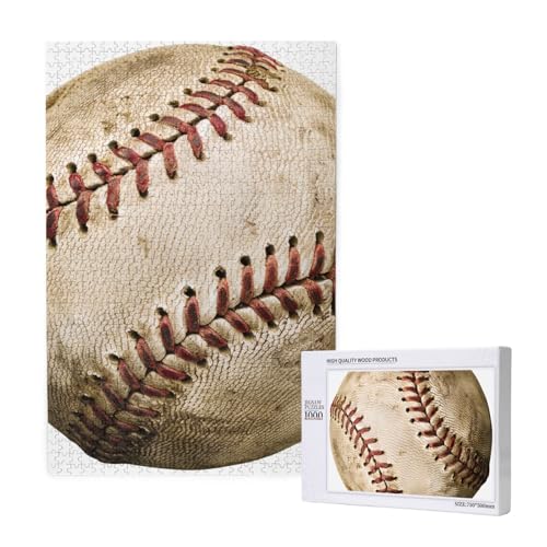 Baseball 1 Printed Jigsaw Puzzle with Storage Box, Wooden Puzzle for Adults and Kids, 1000 Pieces Family Fun Decorative Game Baseball 1 Printed Jigsaw Puzzle with Storage Box, Wooden Puzzle for Adults and Kids, 1000 Pieces Family Fun Decorative Game von WPUTY