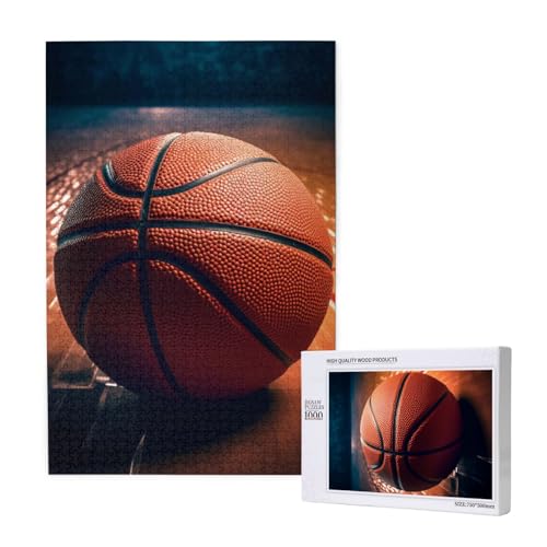 Basketball Sport Printed Jigsaw Puzzle with Storage Box, Wooden Puzzle for Adults and Kids, 1000 Pieces Family Fun Decorative Game Basketball Sport Printed Jigsaw Puzzle with Storage Box, Wooden Puzzle for Adults and Kids, 1000 Pieces Family Fun Decorative Game von WPUTY