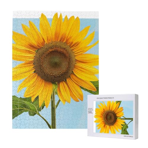 Bloom Sunflowers Printed Jigsaw Puzzle with Storage Box, Wooden Puzzle for Adults and Kids, 500 Pieces Family Fun Decorative Game Bloom Sunflowers Printed Jigsaw Puzzle with Storage Box, Wooden Puzzle for Adults and Kids, 500 Pieces Family Fun Decorative Game von WPUTY
