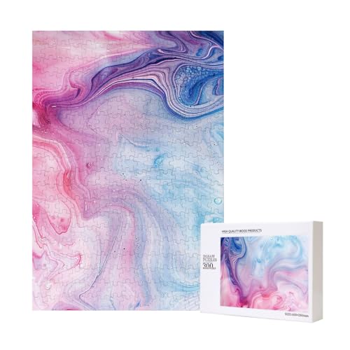 Buntes Marmor-Kunst-Puzzle mit Aufbewahrungsbox, Holzpuzzle für Erwachsene und Kinder, 300 Teile, Familienspaß, dekoratives Spiel Buntes Marmor-Kunst-Puzzle mit Aufbewahrungsbox, Holzpuzzle für Erwachsene und Kinder, 300 Teile, Familienspaß, dekoratives Spiel von WPUTY