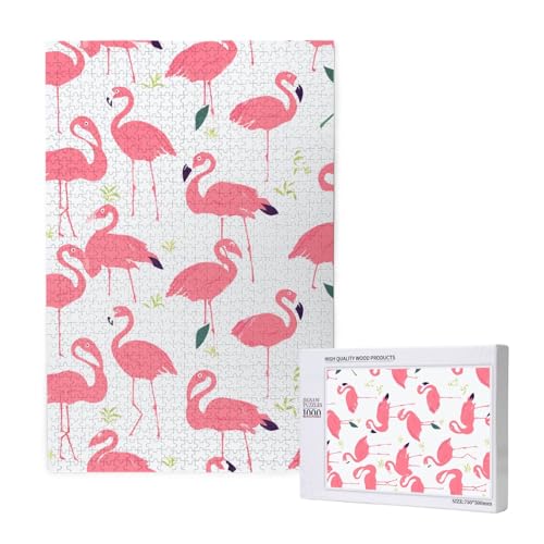 Cartoon-Flamingo-Muster, gedrucktes Puzzle mit Aufbewahrungsbox, Holzpuzzle für Erwachsene und Kinder, 1000 Teile, Familienspaß, dekoratives Spiel Cartoon-Flamingo-Muster, gedrucktes Puzzle mit Aufbewahrungsbox, Holzpuzzle für Erwachsene und Kinder, 1000 Teile, Familienspaß, dekoratives Spiel von WPUTY