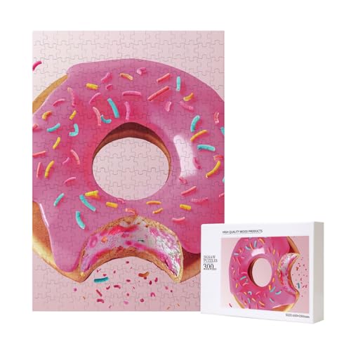 Donut Printed Jigsaw Puzzle with Storage Box, Wooden Puzzle for Adults and Kids, 300 Pieces Family Fun Decorative Game Donut Printed Jigsaw Puzzle with Storage Box, Wooden Puzzle for Adults and Kids, 300 Pieces Family Fun Decorative Game von WPUTY