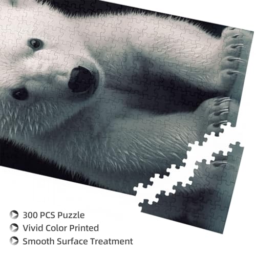Eisbär Gedrucktes Puzzle mit Aufbewahrungsbox, Holzpuzzle für Erwachsene und Kinder, 300 Teile Familienspaß, dekoratives Spiel Eisbär Gedrucktes Puzzle mit Aufbewahrungsbox, Holzpuzzle für Erwachsene und Kinder, 300 Teile Familienspaß, dekoratives Spiel von WPUTY