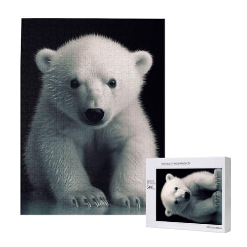 Eisbär Gedrucktes Puzzle mit Aufbewahrungsbox, Holzpuzzle für Erwachsene und Kinder, 500 Teile Familienspaß, dekoratives Spiel Eisbär Gedrucktes Puzzle mit Aufbewahrungsbox, Holzpuzzle für Erwachsene und Kinder, 500 Teile Familienspaß, dekoratives Spiel von WPUTY