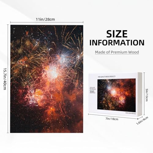 Feuerwerk Gedrucktes Puzzle mit Aufbewahrungsbox, Holzpuzzle für Erwachsene und Kinder, 300 Teile Familienspaß, dekoratives Spiel Feuerwerk Gedrucktes Puzzle mit Aufbewahrungsbox, Holzpuzzle für Erwachsene und Kinder, 300 Teile Familienspaß, dekoratives Spiel von WPUTY
