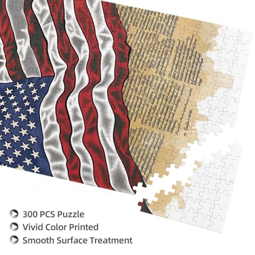 Flagge gedruckt Puzzle mit Aufbewahrungsbox, Holzpuzzle für Erwachsene und Kinder, 300 Teile Familienspaß, dekoratives Spiel Flagge gedruckt Puzzle mit Aufbewahrungsbox, Holzpuzzle für Erwachsene und Kinder, 300 Teile Familienspaß, dekoratives Spiel von WPUTY