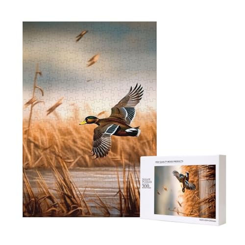 Jagd fliegende wilde Ente 4 gedrucktes Puzzle mit Aufbewahrungsbox, Holzpuzzle für Erwachsene und Kinder, 300 Teile Familienspaß, dekoratives Spiel Jagd fliegende wilde Ente 4 gedrucktes Puzzle mit Aufbewahrungsbox, Holzpuzzle für Erwachsene und Kinder, 300 Teile Familienspaß, dekoratives Spiel von WPUTY