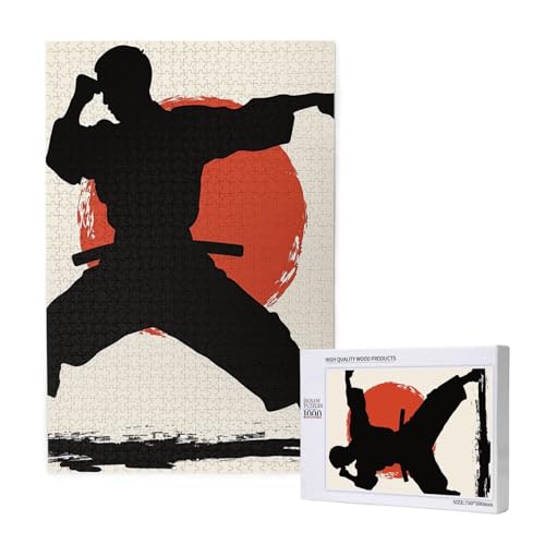 Karate Men Print Printed Jigsaw Puzzle with Storage Box, Wooden Puzzle for Adults and Kids, 1000 Pieces Family Fun Decorative Game Karate Men Print Printed Jigsaw Puzzle with Storage Box, Wooden Puzzle for Adults and Kids, 1000 Pieces Family Fun Decorative Game von WPUTY