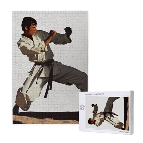 Karate Men Printed Jigsaw Puzzle with Storage Box, Wooden Puzzle for Adults and Kids, 1000 Pieces Family Fun Decorative Game Karate Men Printed Jigsaw Puzzle with Storage Box, Wooden Puzzle for Adults and Kids, 1000 Pieces Family Fun Decorative Game von WPUTY