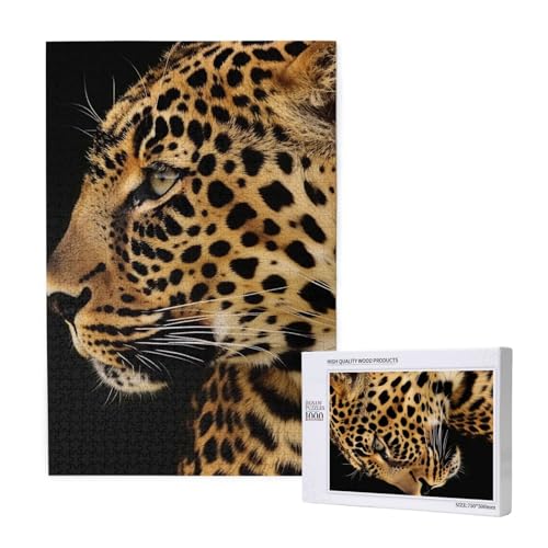 Leopard Animal Print Printed Jigsaw Puzzle with Storage Box, Wooden Puzzle for Adults and Kids, 1000 Pieces Family Fun Decorative Game Leopard Animal Print Printed Jigsaw Puzzle with Storage Box, Wooden Puzzle for Adults and Kids, 1000 Pieces Family Fun Decorative Game von WPUTY
