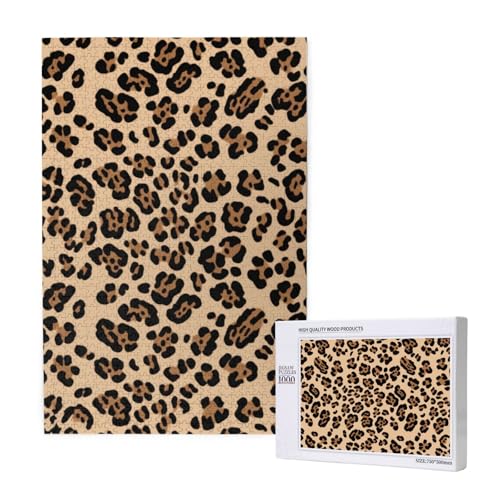 Leopard Print Printed Jigsaw Puzzle with Storage Box, Wooden Puzzle for Adults and Kids, 1000 Pieces Family Fun Decorative Game Leopard Print Printed Jigsaw Puzzle with Storage Box, Wooden Puzzle for Adults and Kids, 1000 Pieces Family Fun Decorative Game von WPUTY