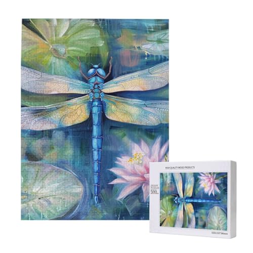 Libellenmalerei, gedrucktes Puzzle mit Aufbewahrungsbox, Holzpuzzle für Erwachsene und Kinder, 500 Teile, Familienspaß, dekoratives Spiel Libellenmalerei, gedrucktes Puzzle mit Aufbewahrungsbox, Holzpuzzle für Erwachsene und Kinder, 500 Teile, Familienspaß, dekoratives Spiel von WPUTY