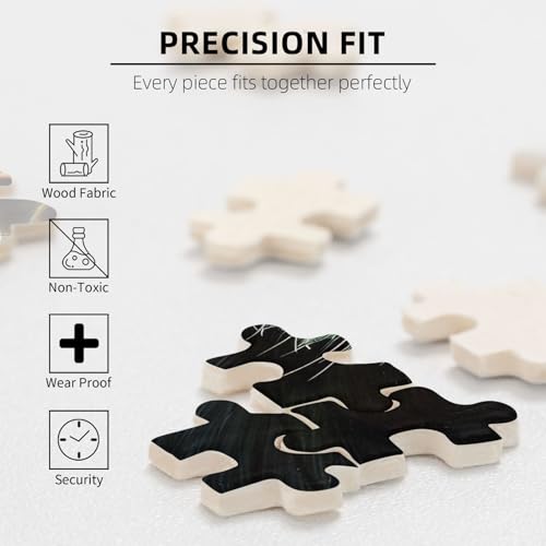 Monkey Printed Jigsaw Puzzle with Storage Box, Wooden Puzzle for Adults and Kids, 300 Pieces Family Fun Decorative Game Monkey Printed Jigsaw Puzzle with Storage Box, Wooden Puzzle for Adults and Kids, 300 Pieces Family Fun Decorative Game von WPUTY