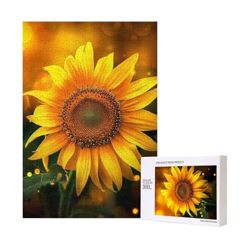 Orange Sonnenblume Tapete Bedrucktes Puzzle mit Aufbewahrungsbox, Holzpuzzle für Erwachsene und Kinder, 300 Teile Familienspaß Dekoratives Spiel Orange Sonnenblume Tapete Bedrucktes Puzzle mit Aufbewahrungsbox, Holzpuzzle für Erwachsene und Kinder, 300 Teile Familienspaß Dekoratives Spiel von WPUTY
