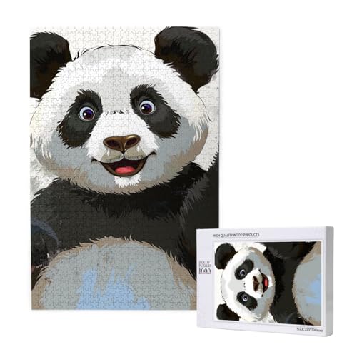 Panda Art Printed Jigsaw Puzzle with Storage Box, Wooden Puzzle for Adults and Kids, 1000 Pieces Family Fun Decorative Game Panda Art Printed Jigsaw Puzzle with Storage Box, Wooden Puzzle for Adults and Kids, 1000 Pieces Family Fun Decorative Game von WPUTY