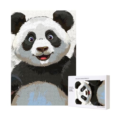 Panda Art Printed Jigsaw Puzzle with Storage Box, Wooden Puzzle for Adults and Kids, 300 Pieces Family Fun Decorative Game Panda Art Printed Jigsaw Puzzle with Storage Box, Wooden Puzzle for Adults and Kids, 300 Pieces Family Fun Decorative Game von WPUTY