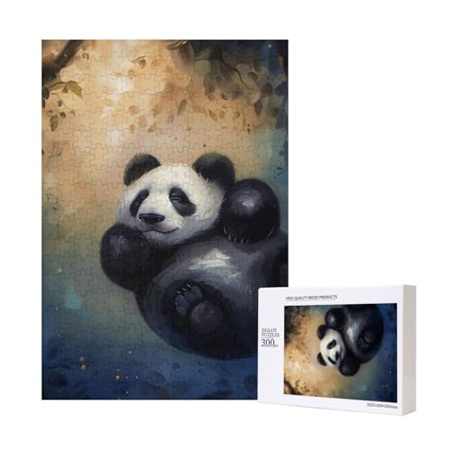 Panda Printed Jigsaw Puzzle with Storage Box, Wooden Puzzle for Adults and Kids, 300 Pieces Family Fun Decorative Game Panda Printed Jigsaw Puzzle with Storage Box, Wooden Puzzle for Adults and Kids, 300 Pieces Family Fun Decorative Game von WPUTY