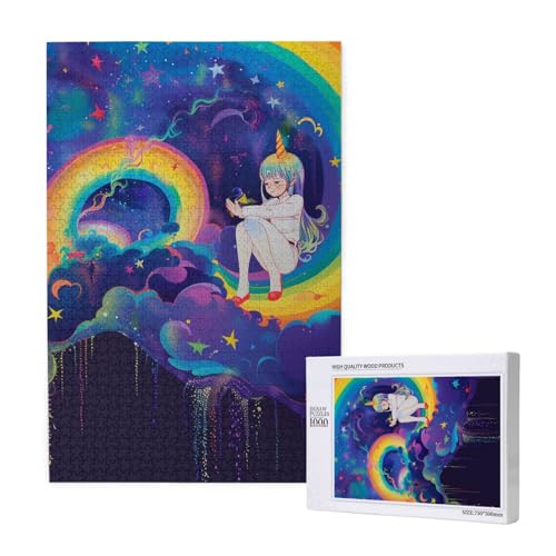 Rainbow Bright Printed Jigsaw Puzzle with Storage Box, Wooden Puzzle for Adults and Kids, 1000 Pieces Family Fun Decorative Game Rainbow Bright Printed Jigsaw Puzzle with Storage Box, Wooden Puzzle for Adults and Kids, 1000 Pieces Family Fun Decorative Game von WPUTY