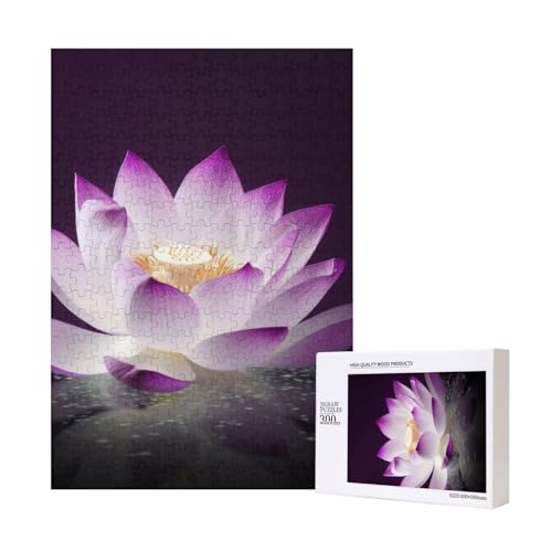 Schöne Lotusblüte gedrucktes Puzzle mit Aufbewahrungsbox, Holzpuzzle für Erwachsene und Kinder, 300 Teile Familienspaß, dekoratives Spiel Schöne Lotusblüte gedrucktes Puzzle mit Aufbewahrungsbox, Holzpuzzle für Erwachsene und Kinder, 300 Teile Familienspaß, dekoratives Spiel von WPUTY